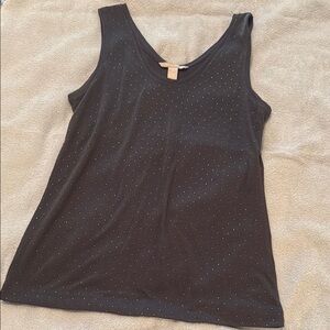 Banana Republic Black Studded Tank Top